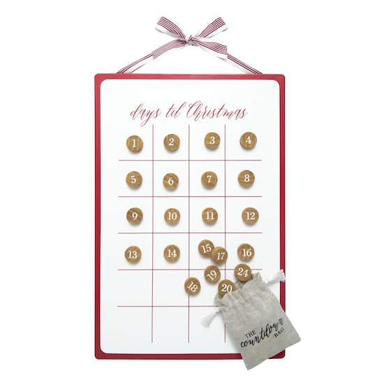 Style Me Pretty Traditional Advent Calendar with Michaels